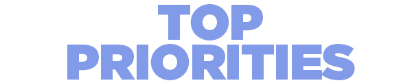 TOP PRIORITIES HEADER